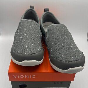 Vionic Roza Sneaker in GRAY - BRAND NEW - Size 8 WIDE